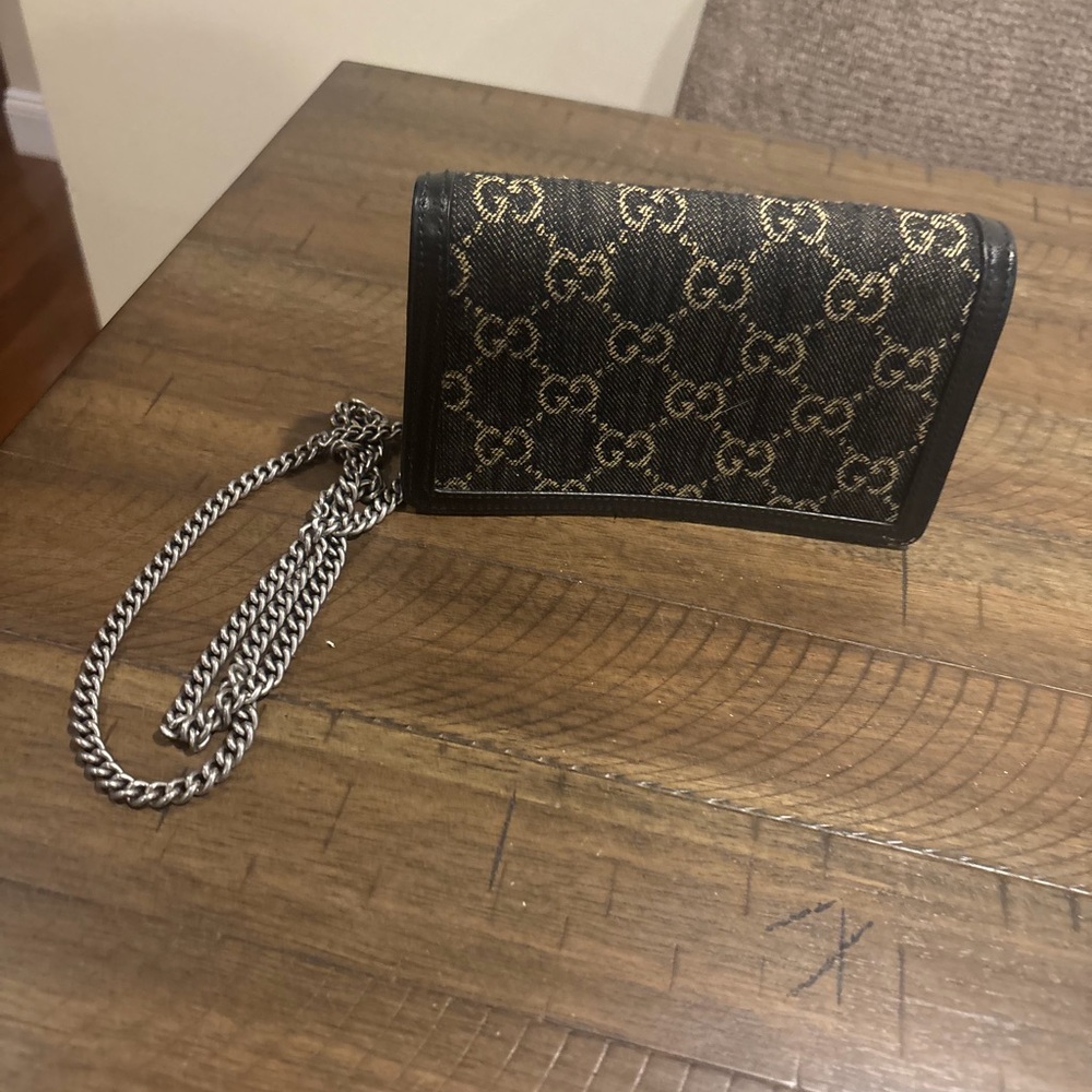 Gucci Black and Brown Mini Bag. LIKE NEW - Picture 5 of 6